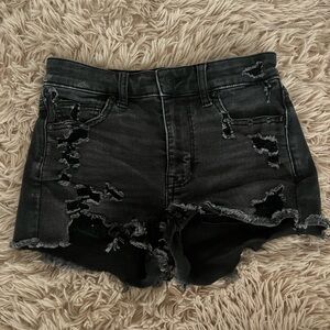 American Eagle, Black Jean Shorts.  Size 2